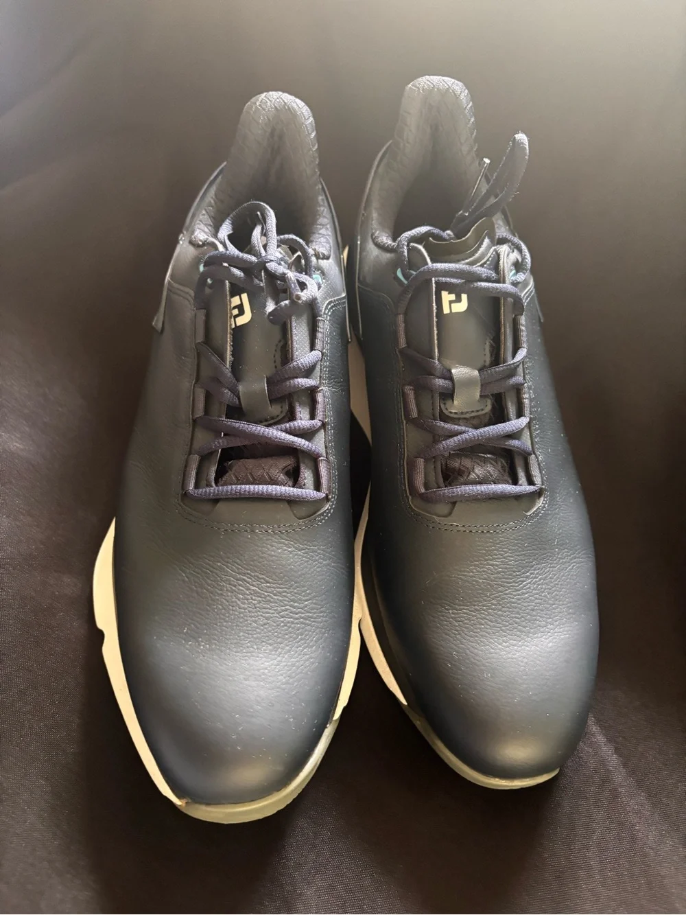 FootJoy Men’s Navy and Beige Athletic Golf Shoes size 12